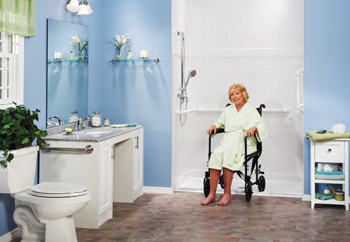 bagno per disabili accessibile